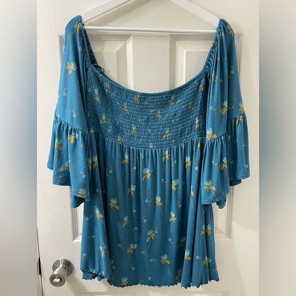Free People NWOT Lana Off-the-Shoulder Tunic - Picture 5 of 13